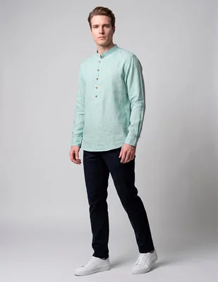 Camisa de vestir manga larga para hombre