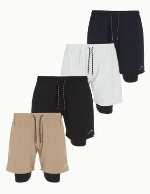 Set short con bolsillos para entrenamiento hombre