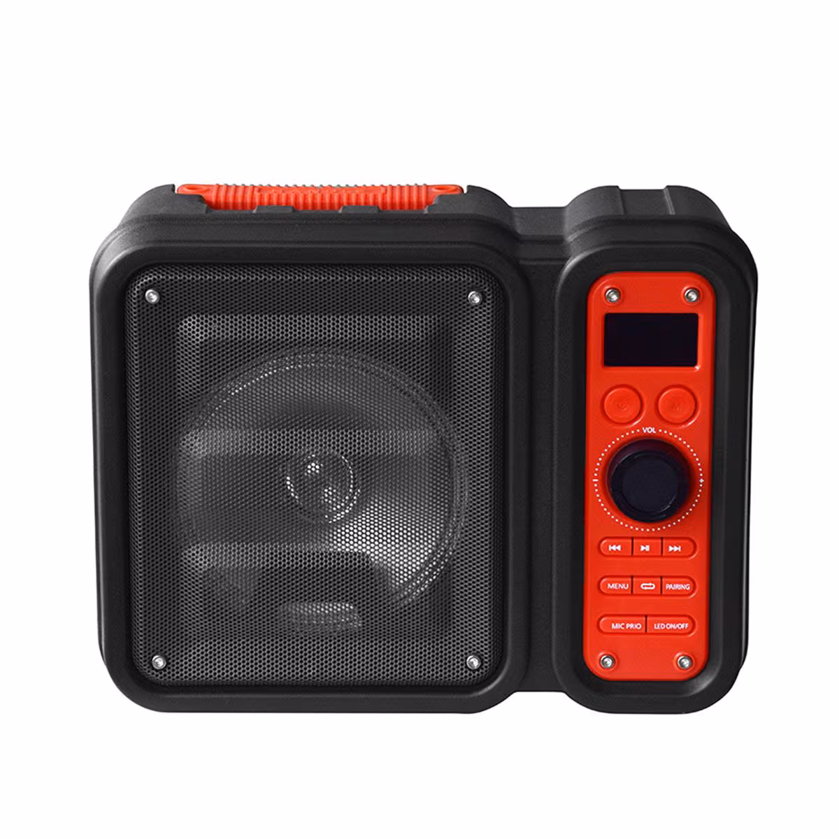 Bocina 6.5" BT C Luz HQ Rojo