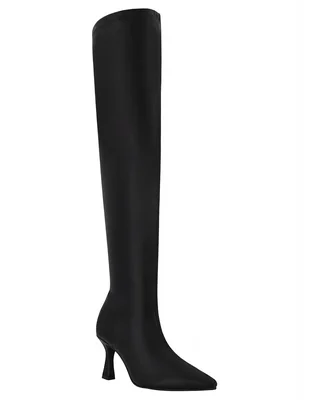 Bota rodilla de piel para mujer