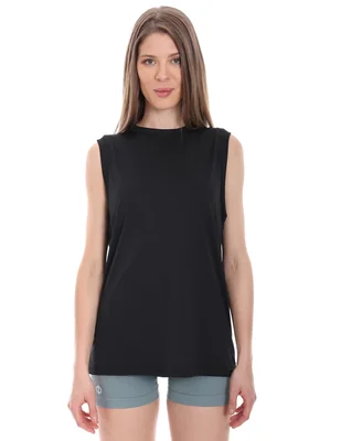 Playera manga Sin Manga cuello Redondo para mujer