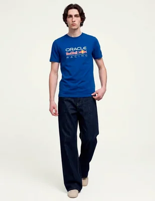 Playera fórmula 1 cuello redondo para hombre