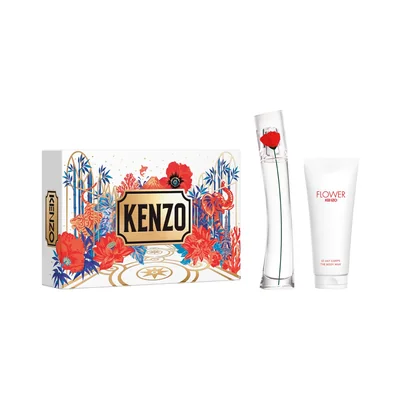 Set De Fragancia Kenzo Flower By Kenzo Eau De Parfum 30Ml + Body Milk Para Dama