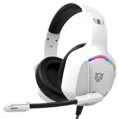 Audifonos gamer balam rush orphix ii hs699 microfono blanco