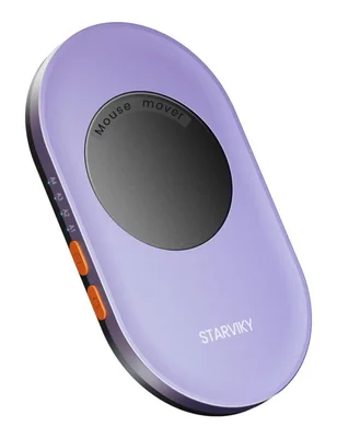 Mouse Jiggler STARVIKY Ultra Delgado Silencioso Morado