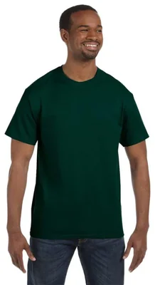 Camiseta Gildan DryBlend XL Verde Bosque 50/50