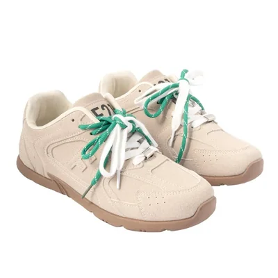 Tenis Con Agujetas Bicolor Y Paneles En Relieve Para Mujer Forever 21
