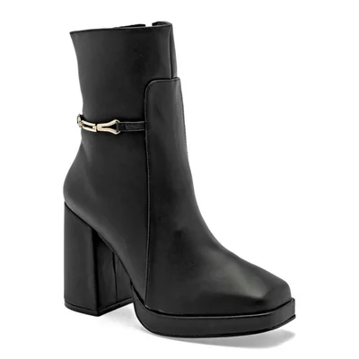 Pietro Alessandro bota para mujer negro cod 148043-E