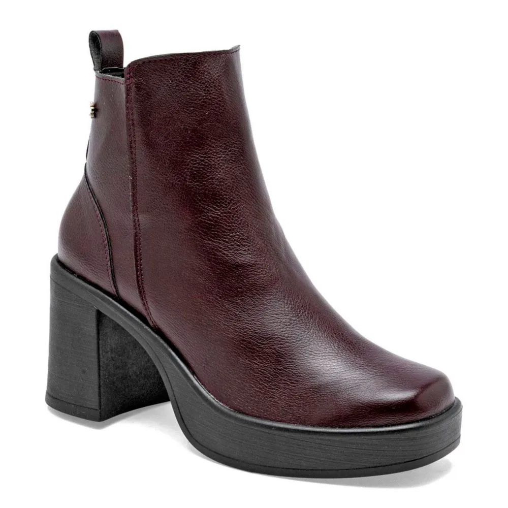 Moramora bota para mujer vino cod 147408-E