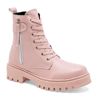 Rojo Cereza bota para mujer rosa cod 148963-E