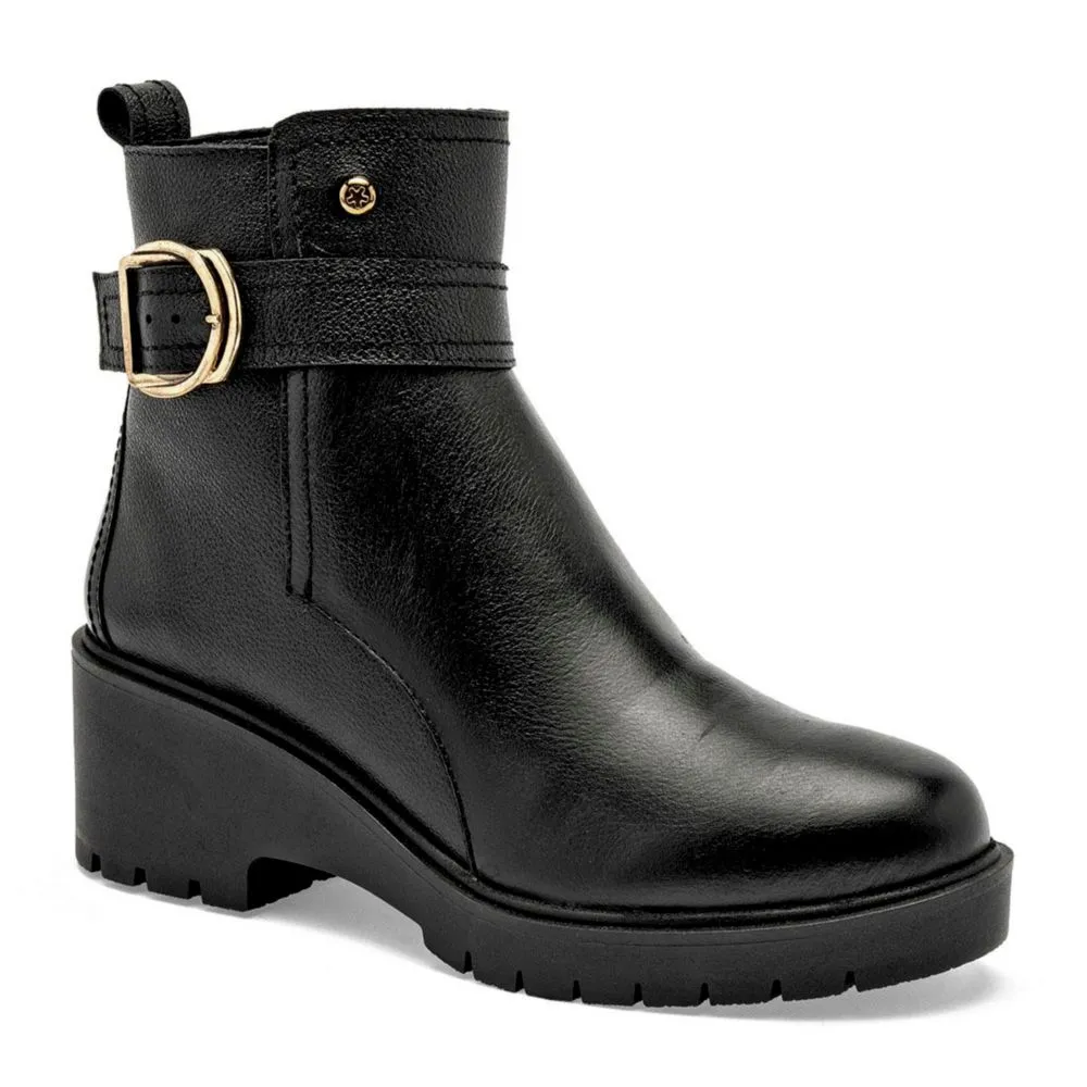 Moramora bota piel para mujer negro cod 147421-E