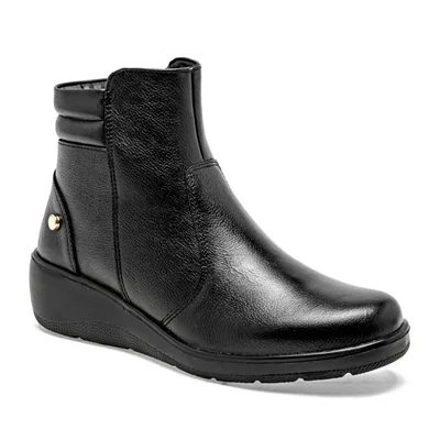 Green Love botin para mujer negro cod 148798-E