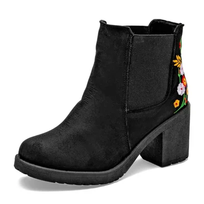 Queen botin para mujer negro multicolor cod 148117-E