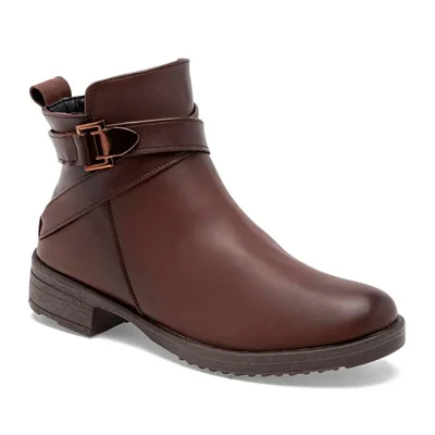 Queen botin para mujer café cod 147429-E
