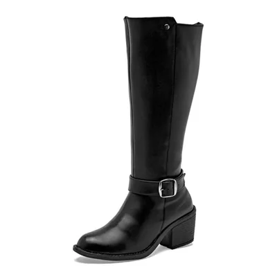 Queen bota para mujer negro cod 147215-E
