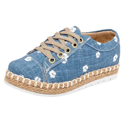 Nazzcar Zapatos para mujer azul blanco, código 117536-2