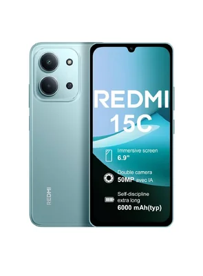 Celular Xiaomi Redmi 15C 256Gb 4Ram Color Verde Liberado
