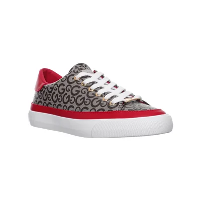 Tenis con Estampado Logotipo G By Guess Café Medio para Mujer