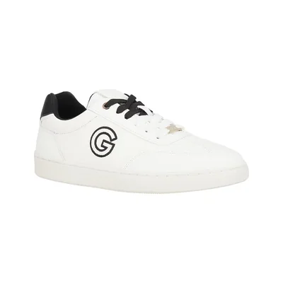 Tenis con Estampado de Logotipo G By Guess Blanco Combinado para Mujer