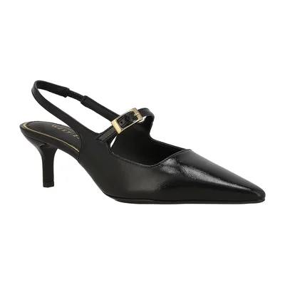 Zapatilla Destalonada Westies Negro Punta Fina para Mujer