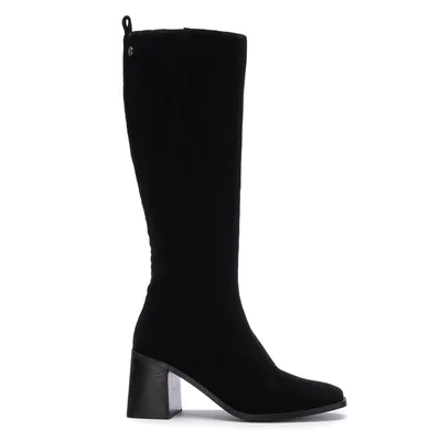 Bota con Tacón Lisa Xti Negro para Mujer