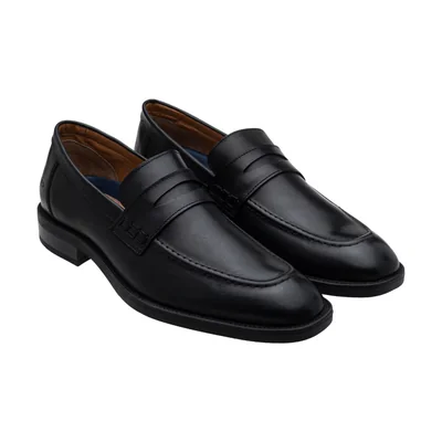 Mocasín con Antifaz en Piel Dockers Negro para Hombre