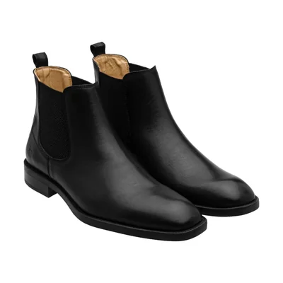 Botín Chelsea en Piel Dockers Negro para Hombre