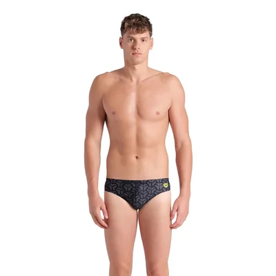 Brief Arena Monogram Para Hombre Negro