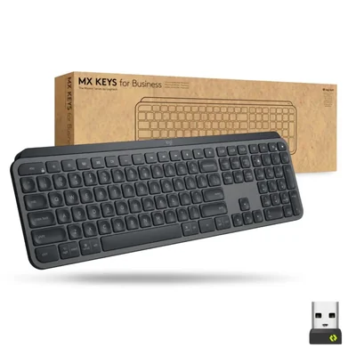 Teclado inalámbrico iluminado Logitech MX Keys Graphite