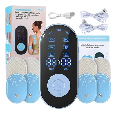 Dispositivo de Masaje Multifuncional EMS/TENS/NMES H-022 - Tercera Generación