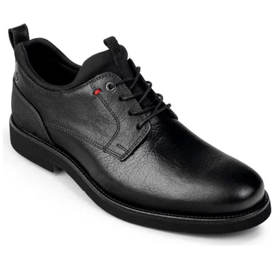 Zapato Derby en Piel Negro Brantano para Hombre