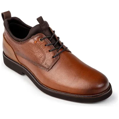 Zapato Derby en Piel Café Brantano para Hombre