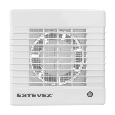 Extractor de Aire para Baño o Cocina Estevez 2604 color Blanco 4'' para Pared