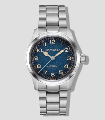 Reloj Unisex Khaki Field Murph Casual, Plateado
