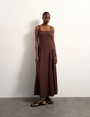 Vestido largo casual para mujer