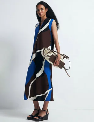Vestido cropped casual para mujer
