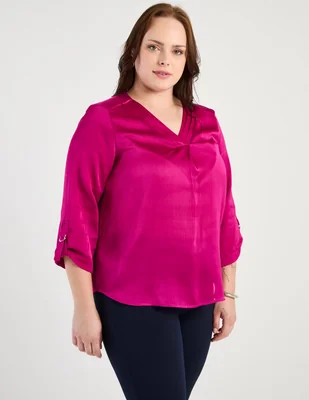 Blusa manga 3/4 para mujer