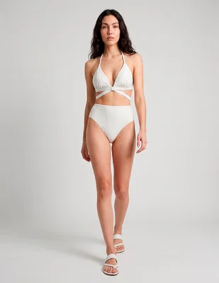 Top bikini con copas preformadas para mujer