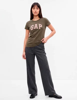 Playera manga corta cuello redondo para mujer