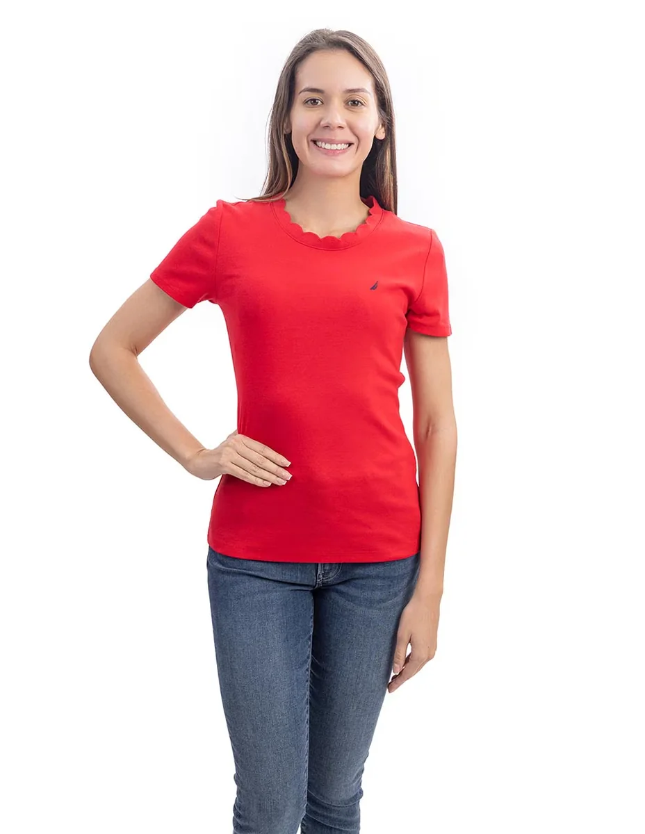 manga Corta cuello Redondo para mujer