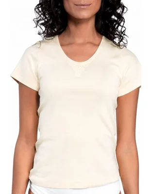 Camiseta oscar hackman cuello redondo regular manga corta de algodón pima