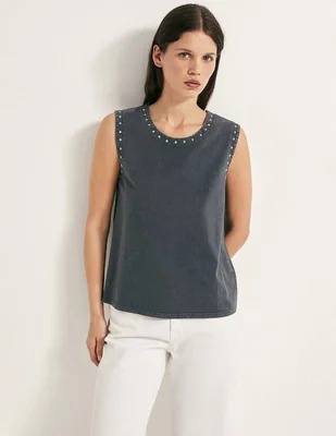 Playera cuello redondo para mujer