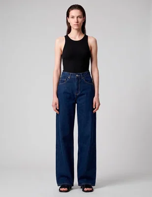Jeans relaxed wide leg Kur-Kuma para mujer