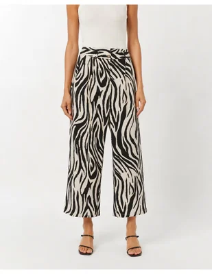 Pantalón de vestir wide leg para mujer