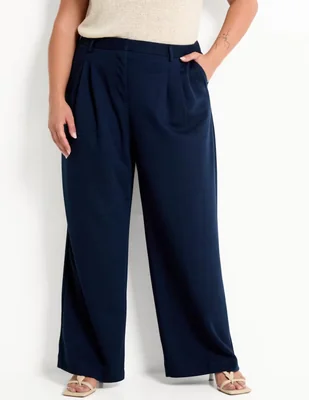 Pantalón relaxed amplio para mujer