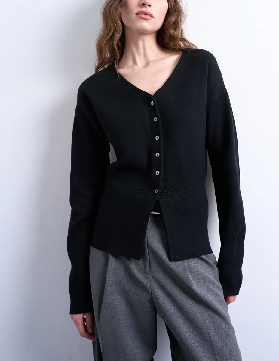 Suéter cuello v para mujer