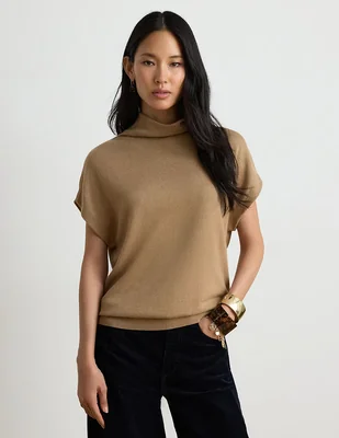 Suéter cuello alto para mujer