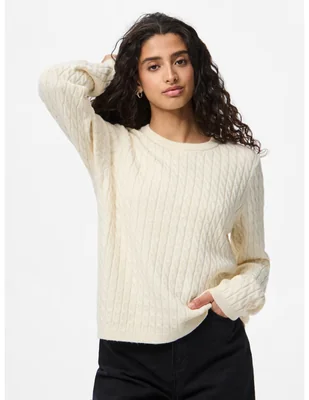 Suéter cuello redondo para mujer