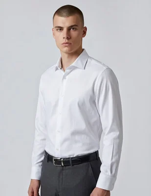 Camisa/Sobrecamisa Formal de (si aplica) Bambú y poliéster manga Larga para hombre