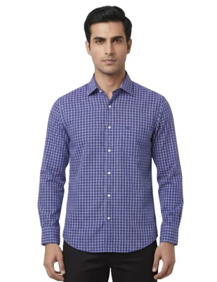 Camisa Casual de (si aplica) Poliéster y algodón manga Larga para hombre